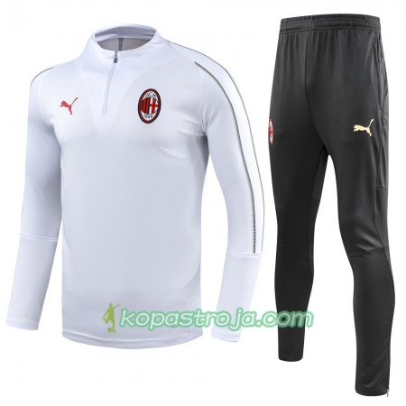AC Milan Tränings Sweatshirtställ Vit 2018/19